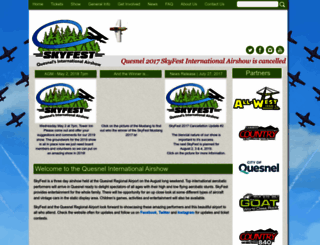 quesnelskyfest.ca screenshot