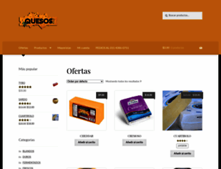 quesos.com.ar screenshot