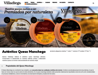 quesosvilladiego.com screenshot