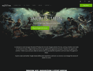quest.dragonage.com screenshot
