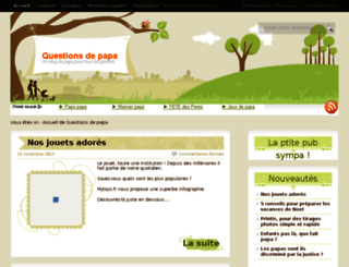 questionsdepapa.fr screenshot
