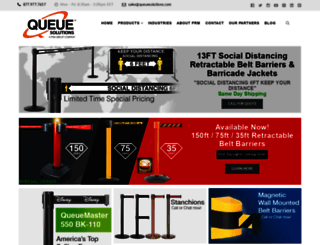 queuesolutions.com screenshot