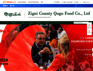 qugufood.en.alibaba.com screenshot