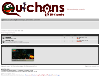 quichons.forum-actif.net screenshot
