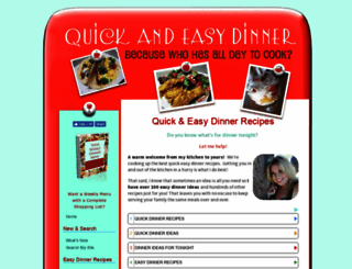 quick-and-easy-dinner.com screenshot