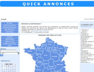 quick-annonces.fr screenshot