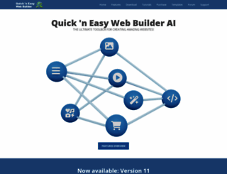 quickandeasywebbuilder.com screenshot