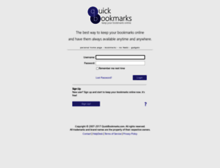 quickbookmarks.com screenshot
