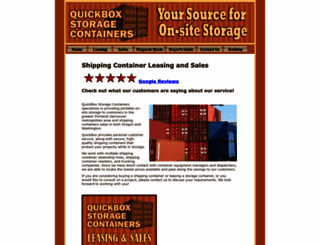 quickboxcontainers.com screenshot