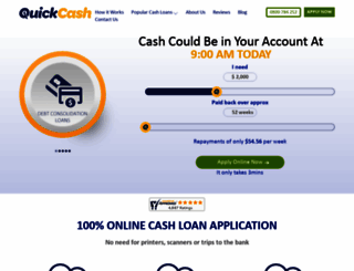quickcash.co.nz screenshot