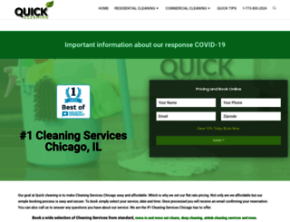 quickcleanchicago.com screenshot