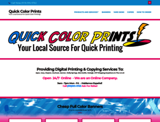 quickcolorprints.com screenshot
