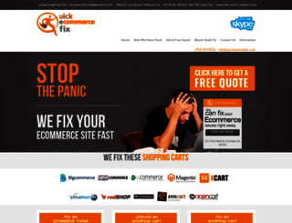 quickecommercefix.com screenshot