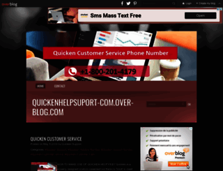 quickenhelpsuport-com.over-blog.com screenshot