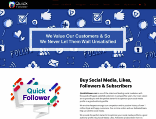 quickfollower.com screenshot