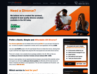 quickie-divorce.com screenshot