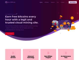 quickmine.website screenshot