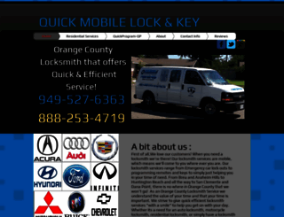 quickmobilelockandkeys.com screenshot
