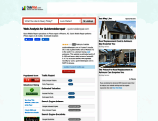 quickmobilerepair.com.cutestat.com screenshot