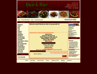 quickonechinesedelivery.com screenshot