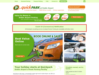 quickpark.ie screenshot