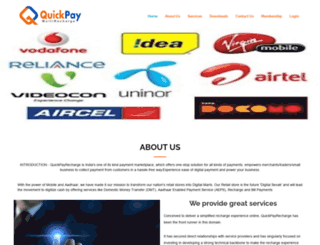 quickpayrecharge.com screenshot