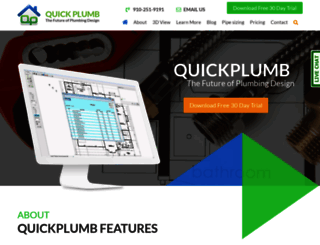 quickplumb.com screenshot
