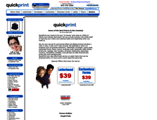 quickprint.com screenshot