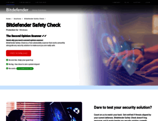 quickscan.bitdefender.com screenshot
