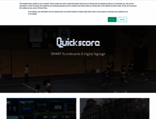 quickscore.co.uk screenshot