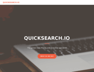 quicksearch.io screenshot