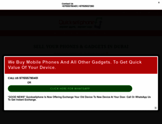 quicksellphone.com screenshot