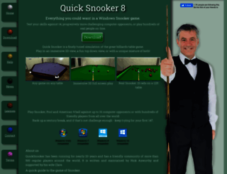 quicksnooker.com screenshot