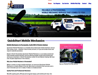 quickstartmobilemechanics.com.au screenshot