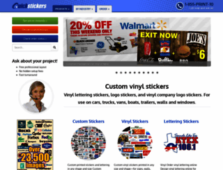 quickstickers.com screenshot
