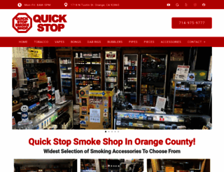 quickstopsmokeshops.com screenshot