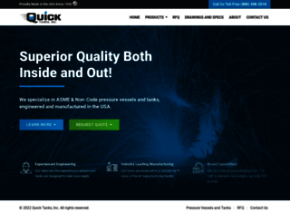 quicktanks.com screenshot
