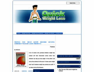 quickweightloss100.blogspot.com screenshot