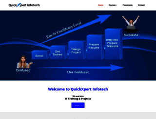 quickxpertinfotech.com screenshot