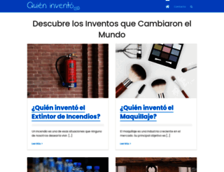 quieninvento.org screenshot