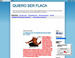 quieroserflacarapido.blogspot.com.es screenshot