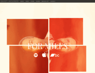 quiethounds.com screenshot