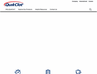 quikclot.com screenshot