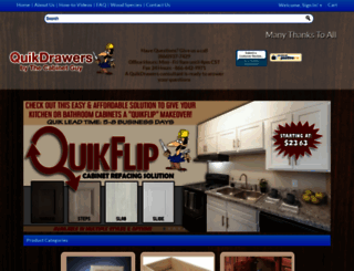 quikdrawers.com screenshot