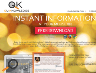 quiknowledge.com screenshot