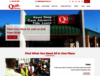 quikpawnshop.com screenshot