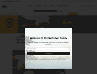 quiksilverpro.com screenshot