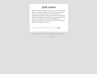 quilllondon.com screenshot