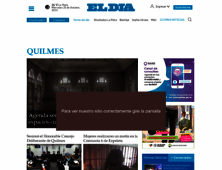 quilmespresente.com screenshot