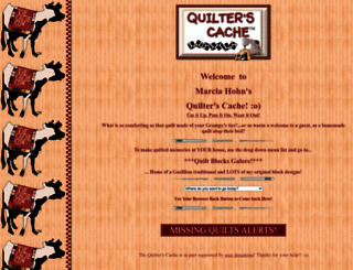 quilterscache.com screenshot